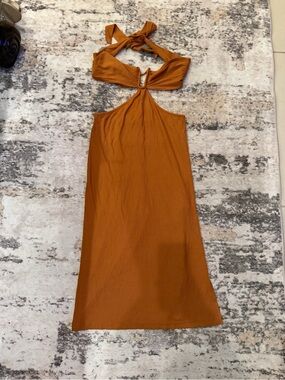 illa illa halter dress | Dresses | Illa Illa Boho Red And Blue Maxi With Triangle Topsize S Halterneck dress
